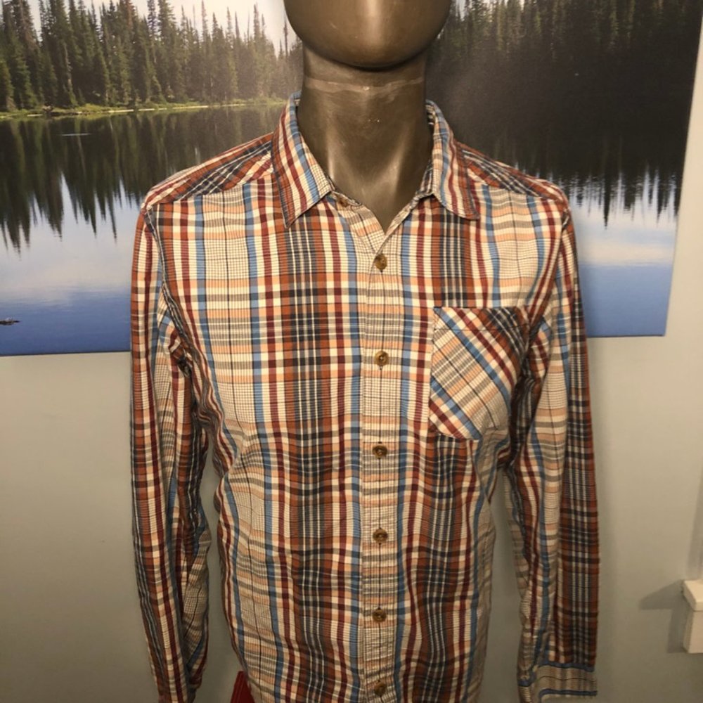 Prana Check Button Down